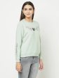 Women Dusty Mint Sweatshirts Supply