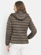 Women Puffer Jacket With Patchwork Sale