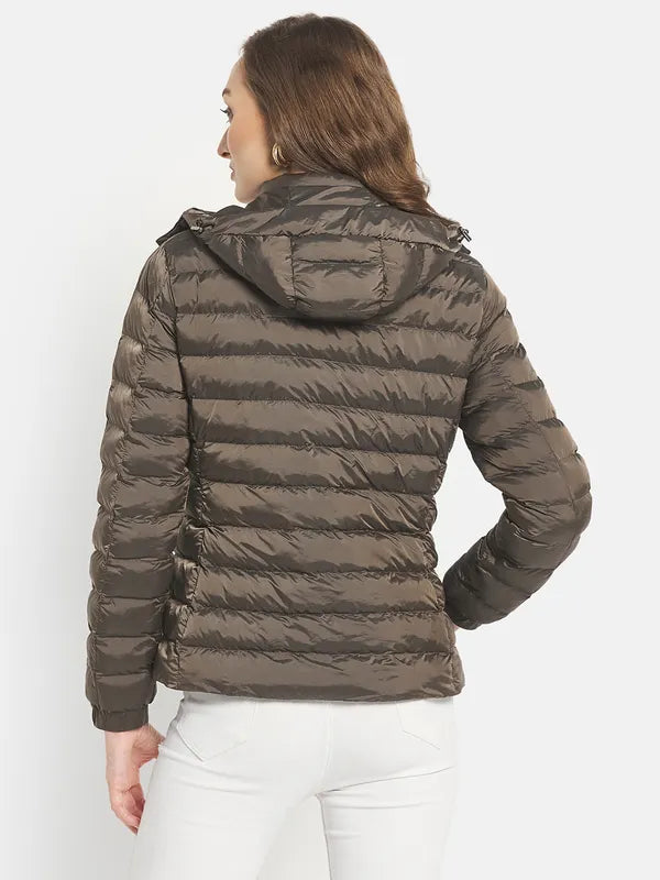 Women Puffer Jacket With Patchwork Sale