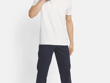 Men Navy Blue Casual Trouser Sale