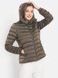 Women Puffer Jacket With Patchwork Sale