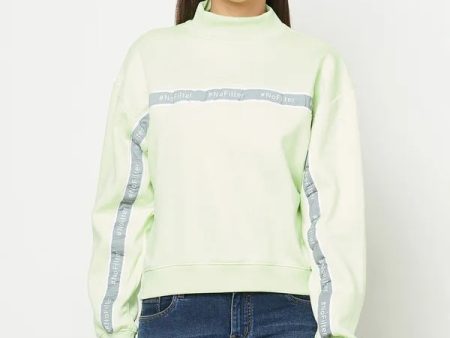 Women Neon Green Sweatshirts Online Sale