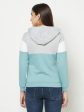 Women Light Teal Sweatshirts Online Hot Sale