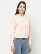 Women Pastel Pink Sweatshirts Online Sale