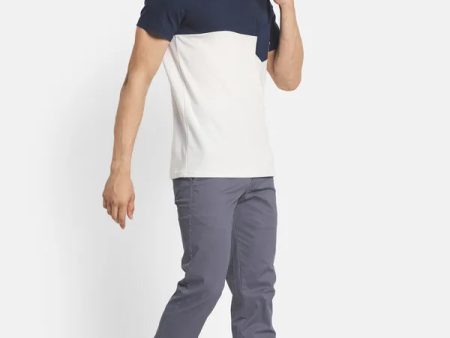 Men Grey Casual Trouser Hot on Sale