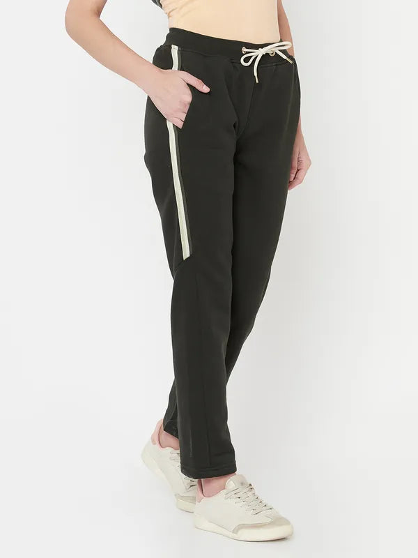 Women Dark Olive Trackpants Supply