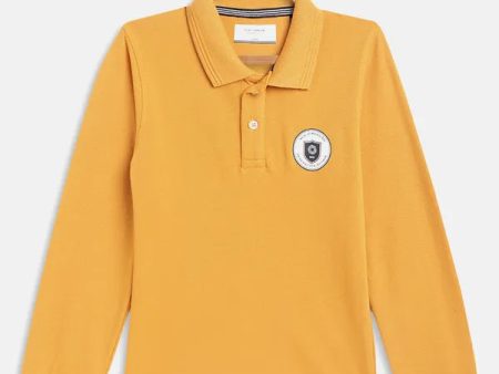 Boys Polo Collar Applique T-Shirt Online