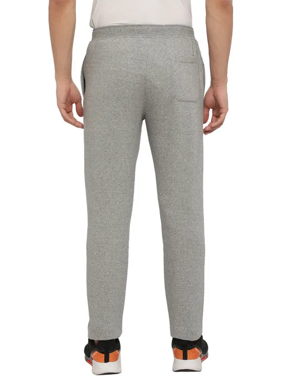 Octave Men Grey Solid Track Pants Online now