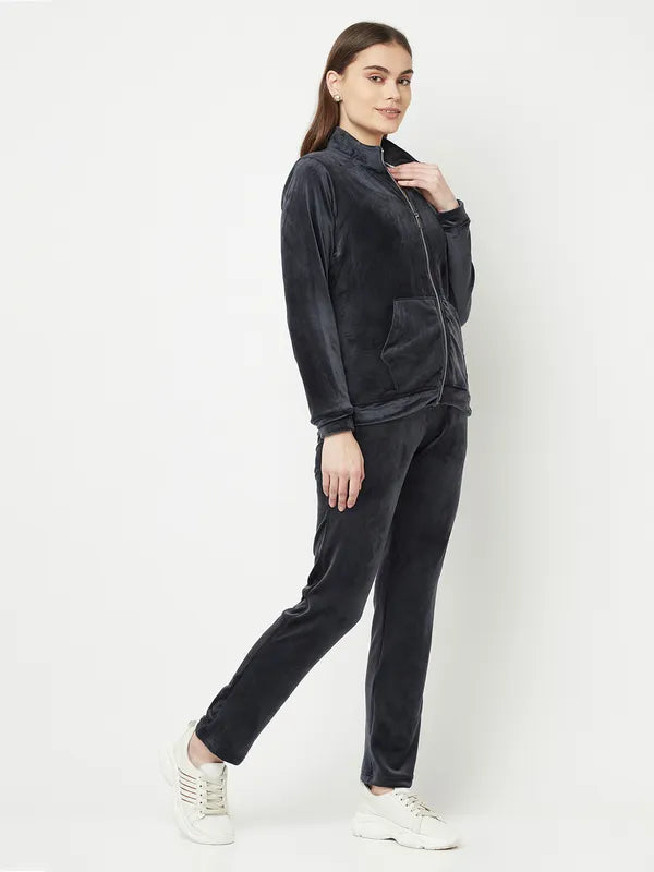 Women Charcoal Tracksuits Online Sale