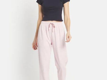 Women Solid Cotton Track Pants For Cheap