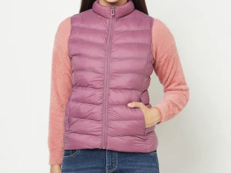 Women Lilac Front Open Jackets Supply