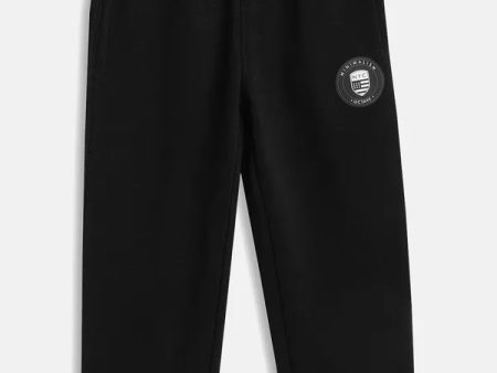 Boys Solid Cotton Drawstring Track Pants Online now