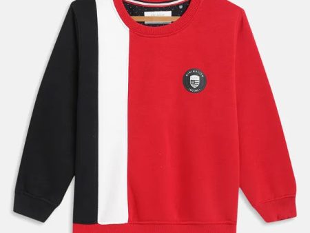 Boys Colourblocked Sweatshirt Cheap