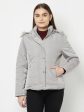 Women Light Grey Front Open Jackets Online Sale