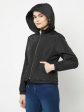 Women Black Front Open Jackets For Sale