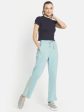 Women Solid Cotton Track Pants For Cheap