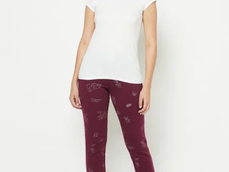 Women Wine Trackpants Online now