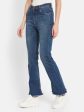 Women Bootcut Light Fade Stretchable Jeans Hot on Sale